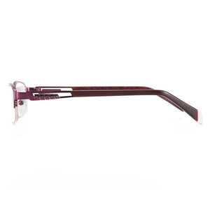 Women Fashion Glasses Metal Half Rim Oval Eyeglass Frame For Prescription Lenses Myopia Reading Multifocal