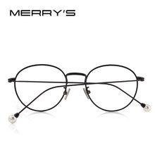 Carica l&#39;immagine nel visualizzatore di Gallery, Women Optical Frames Eyeglasses Radiation-resistant Glasses Pearl Legs S&#39;2076