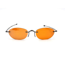 Load image into Gallery viewer, Women Folding Sunglasses  Flexible Men Foldable Spectacles Rimless Gafas Telescopic Temple Send With Leather Case H5