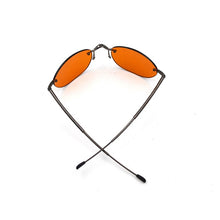 Load image into Gallery viewer, Women Folding Sunglasses  Flexible Men Foldable Spectacles Rimless Gafas Telescopic Temple Send With Leather Case H5