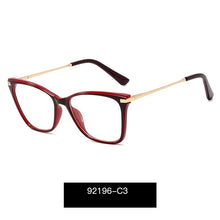Load image into Gallery viewer, Women Glasses Frame Optical UV400 Prescription Eyewear  Anit-Blue Ray Woman Female Spectacles Anti-Scratch Coating