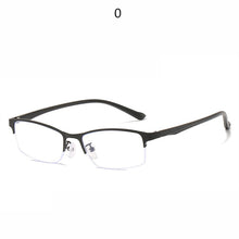 Carica l&#39;immagine nel visualizzatore di Gallery, Women Half frame Finished Myopia Glasses Lady Anti-blue light Prescription glasses Men Business Nearsighted Eyewear -1.5-2.0-2.5
