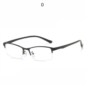Women Half frame Finished Myopia Glasses Lady Anti-blue light Prescription glasses Men Business Nearsighted Eyewear -1.5-2.0-2.5