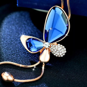 Women Long Necklace Collier Femme 2018 Fashion Silver Color Crystal Snowflake Necklaces & Pendants Sweater Collar Mujer Jewelry