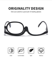 Load image into Gallery viewer, Women Magnifying Glasses Makeup Reading Glass Folding Eye Make Up Reading Glass PC Frame +1.0~+4.0 Resin Lens gafas de sol