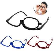 Load image into Gallery viewer, Women Magnifying Glasses Makeup Reading Glass Folding Eye Make Up Reading Glass PC Frame +1.0~+4.0 Resin Lens gafas de sol