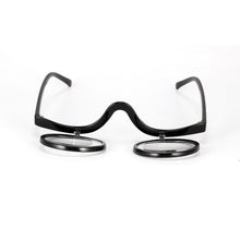 Load image into Gallery viewer, Women Makeup Reading Glasses Rotatable Magnifying Flip Make Up Eyeglasses Presbyopic Eyewear Diopter +1 +1.5 +2.0 +2.5 +3.0 +3.5