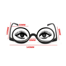 Load image into Gallery viewer, Women Makeup Reading Glasses Rotatable Magnifying Flip Make Up Eyeglasses Presbyopic Eyewear Diopter +1 +1.5 +2.0 +2.5 +3.0 +3.5