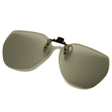 Load image into Gallery viewer, Women Men Clip on Flip up Polarized Lens For Prescription Glasses UV Protection Sunglasses Driving Night Vision Lens