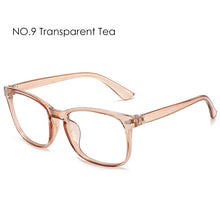 Load image into Gallery viewer, Women Men Eyeglasses Computer Gaming Glasses Anti Blue Light UV400 Vintage Spectacles Square Frame Clear Lens Black Ladies Rivet