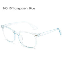 Load image into Gallery viewer, Women Men Eyeglasses Computer Gaming Glasses Anti Blue Light UV400 Vintage Spectacles Square Frame Clear Lens Black Ladies Rivet