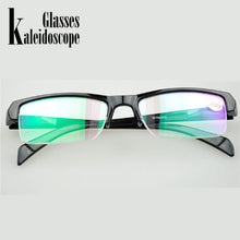 Load image into Gallery viewer, Women Men Half Frame Myopia Glasses  Resin  Black Frams Prescription-1.0-1.5-2,5 Eyeglasses Men Minus Lens