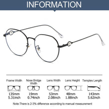 Load image into Gallery viewer, Women Men Metal Frame Ultralight Pearl Eyewear Computer Goggles Anti-UV Blue Rays Glasses Eyeglasses
