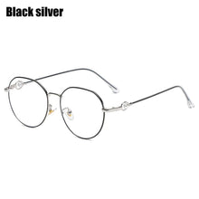 Load image into Gallery viewer, Women Men Metal Frame Ultralight Pearl Eyewear Computer Goggles Anti-UV Blue Rays Glasses Eyeglasses