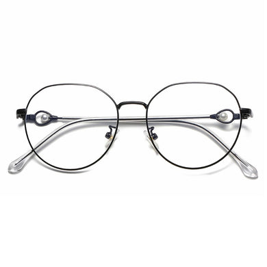 Women Men Metal Frame Vision Care Ultralight Eyewear Eyeglasses Computer Goggles Anti-UV Blue Rays Glasses