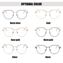 Load image into Gallery viewer, Women Men Metal Frame Vision Care Ultralight Eyewear Eyeglasses Computer Goggles Anti-UV Blue Rays Glasses