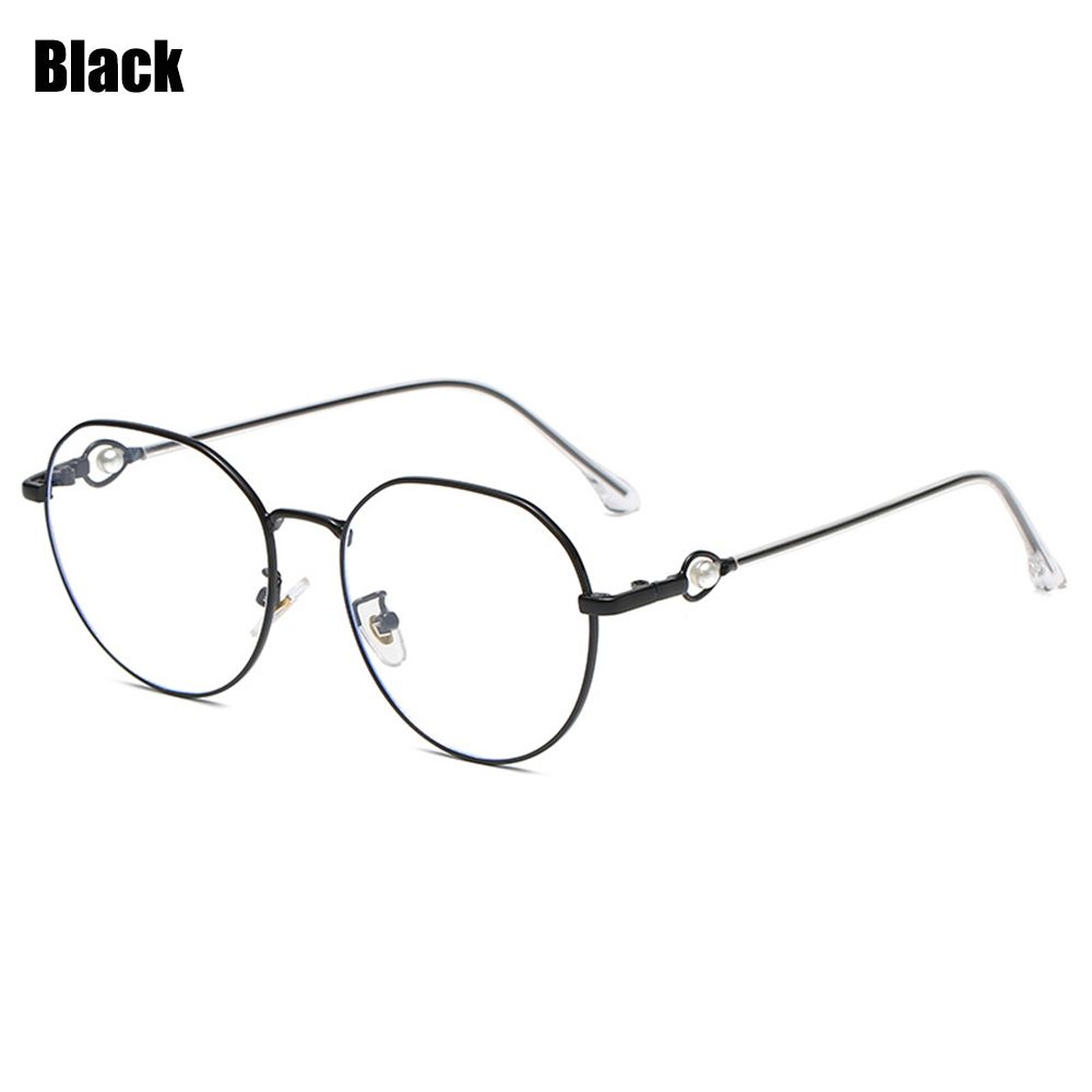 Women Men Metal Frame Vision Care Ultralight Eyewear Eyeglasses Computer Goggles Anti-UV Blue Rays Glasses