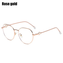 Load image into Gallery viewer, Women Men Metal Frame Vision Care Ultralight Eyewear Eyeglasses Computer Goggles Anti-UV Blue Rays Glasses