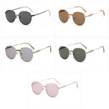 Load image into Gallery viewer, Women Men Oval Polarized Myopia Sunglasses Metal Hinge Minus Lens Round Prescription Sun Glasses Diopter 0 -0.5 -0.75 To -6.0