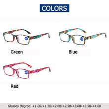Load image into Gallery viewer, Women Men PC Frame Ultralight Vision Care Glasses with Bag Presbyopic Eyeglasses Far Sight Eyewear Reading Glasses