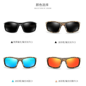 Women Men Polarized Sport Sunglasses Camouflage Blue Red Designer Quality Bike Sun Glasses Shades