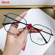 Carica l'immagine nel visualizzatore di Gallery, Women Men Portable Eye Protection Vintage Ultra Light Frame Eyeglasses Anti-Blue Light Glasses Computer Goggles