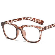 Carica l&#39;immagine nel visualizzatore di Gallery, Women Men Square Glasses frame Female Brand Designer gafas De Sol Spectacle Plain Gafas eyeglasses eyewear Glasses for women men