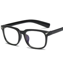 Carica l&#39;immagine nel visualizzatore di Gallery, Women Men Square Glasses frame Female Brand Designer gafas De Sol Spectacle Plain Gafas eyeglasses eyewear Glasses for women men