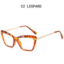 Carica l&#39;immagine nel visualizzatore di Gallery, Women Metal Legs Computer Glasses Frame Brand Anti Blue Light Round Eyewear Blocking Glasses Fashion Optical Spectacle Eyeglass