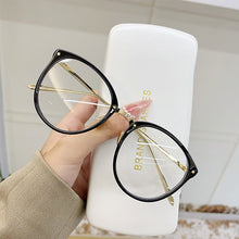 Carica l&#39;immagine nel visualizzatore di Gallery, Women Metal Legs Computer Glasses Frame Brand Anti Blue Light Round Eyewear Blocking Glasses  Optical Spectacle Eyeglass