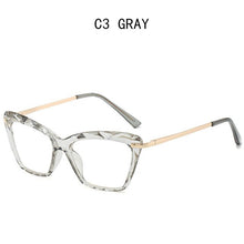 Carica l&#39;immagine nel visualizzatore di Gallery, Women Metal Legs Computer Glasses Frame Brand Anti Blue Light Round Eyewear Blocking Glasses Fashion Optical Spectacle Eyeglass