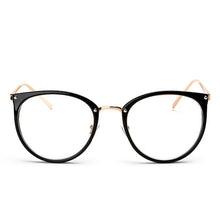 Carica l&#39;immagine nel visualizzatore di Gallery, Women Metal Legs Computer Glasses Frame Brand Anti Blue Light Round Eyewear Blocking Glasses  Optical Spectacle Eyeglass