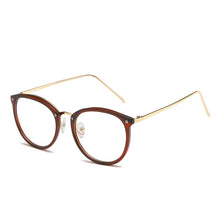 Carica l&#39;immagine nel visualizzatore di Gallery, Women Metal Legs Computer Glasses Frame Brand Anti Blue Light Round Eyewear Blocking Glasses Fashion Optical Spectacle Eyeglass