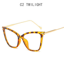 Carica l&#39;immagine nel visualizzatore di Gallery, Women Metal Legs Computer Glasses Frame Brand Anti Blue Light Round Eyewear Blocking Glasses Fashion Optical Spectacle Eyeglass