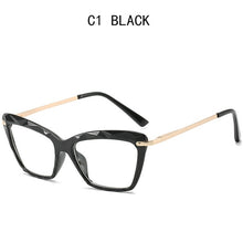 Carica l&#39;immagine nel visualizzatore di Gallery, Women Metal Legs Computer Glasses Frame Brand Anti Blue Light Round Eyewear Blocking Glasses Fashion Optical Spectacle Eyeglass