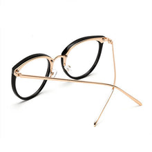 Carica l&#39;immagine nel visualizzatore di Gallery, Women Metal Legs Computer Glasses Frame Brand Anti Blue Light Round Eyewear Blocking Glasses  Optical Spectacle Eyeglass