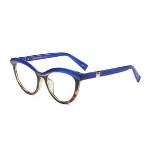 Women Metal Legs Designer Optical Eyeglasses Prescription Acetate Rim Spectacles for Women Eyewear Glasses Frame Fashion Styles