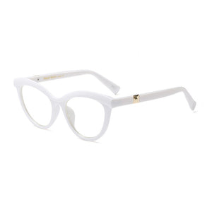 Women Metal Legs Designer Optical Eyeglasses Prescription Acetate Rim Spectacles for Women Eyewear Glasses Frame Fashion Styles