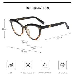 Women Metal Legs Designer Optical Eyeglasses Prescription Acetate Rim Spectacles for Women Eyewear Glasses Frame Fashion Styles