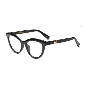 Women Metal Legs Designer Optical Eyeglasses Prescription Acetate Rim Spectacles for Women Eyewear Glasses Frame Fashion Styles