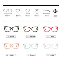 Load image into Gallery viewer, Women Metal Legs Designer Optical Eyeglasses Prescription Acetate Rim Spectacles for Women Eyewear Glasses Frame Styles