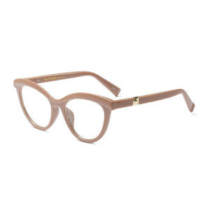 Women Metal Legs Designer Optical Eyeglasses Prescription Acetate Rim Spectacles for Women Eyewear Glasses Frame Fashion Styles