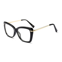Carica l&#39;immagine nel visualizzatore di Gallery, Women Metal Legs Designer Optical Eyeglasses Prescription Acetate Rim Spectacles for Women Eyewear Glasses Frame Fashion Styles