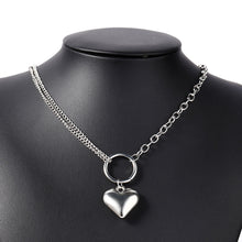 Load image into Gallery viewer, Women Multilayer Choker Horn Long Crescent Moon Pendant Chain Necklace Chain Bohemia Jewelry