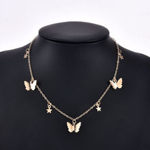 Load image into Gallery viewer, Women Multilayer Choker Horn Long Crescent Moon Pendant Chain Necklace Chain Bohemia Jewelry