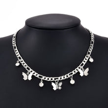Load image into Gallery viewer, Women Multilayer Choker Horn Long Crescent Moon Pendant Chain Necklace Chain Bohemia Jewelry