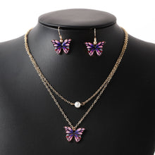 Load image into Gallery viewer, Women Multilayer Choker Horn Long Crescent Moon Pendant Chain Necklace Chain Bohemia Jewelry