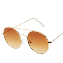 Load image into Gallery viewer, Women Ocean Yellow Red Round Sun Glasses Mirror Retro Ladies  Small Sunglasses Women Brand Designer Oculos