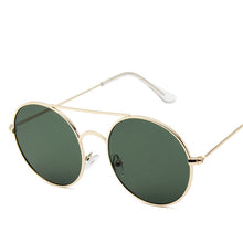 Load image into Gallery viewer, Women Ocean Yellow Red Round Sun Glasses Mirror Retro Ladies  Small Sunglasses Women Brand Designer Oculos