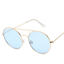 Load image into Gallery viewer, Women Ocean Yellow Red Round Sun Glasses Mirror Retro Ladies  Small Sunglasses Women Brand Designer Oculos